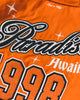 Loiter Paradise Varsity Jacket Orange