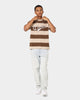 Champion Heritage Cursive Logo T-Shirt Stripe 7v1