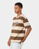 Champion Heritage Cursive Logo T-Shirt Stripe 7v1