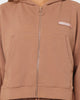 Ellesse Women's Campenelle Cropped Hoodie Brown