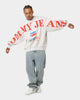 Tommy Jeans TJM Comfort Modern Sport Crewneck Silver Grey Heather