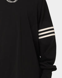 Adidas NeuClassics Long Sleeve T-Shirt Black/Wonder White