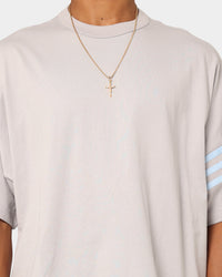 Adidas New C T-Shirt Grey Two