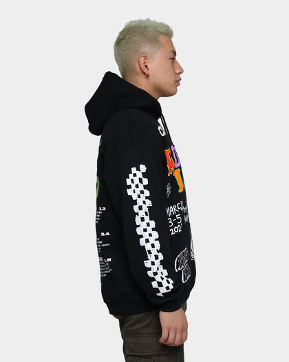 Rolling Loud Rolling Loud Line Up Hoodie Black