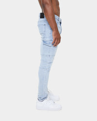 Carré Sommet Cargo Jean Light Blue Denim