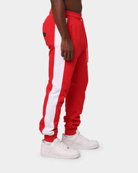 Last Kings Lavish Stripe Sweatpants Red