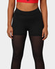 Reebok X Cardi B Women's High Raised Mesh Tights Black
