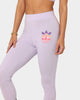 Adidas Women's Logo Play Leggings Purple Print