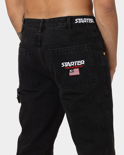 Starter '95 Relaxed Jeans Washed Black