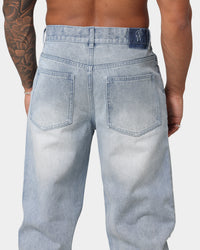 EN ES Ryder Straight Leg Jeans Washed Blue