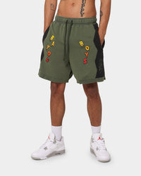 Jordan Zion Dri-FIT Fleece Shorts Carbon Green/Black