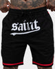 Saint Morta Envogue All-Star Woven Shorts Black/Red