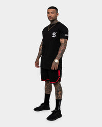 Saint Morta Envogue All-Star Woven Shorts Black/Red