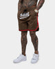 Saint Morta Envogue All-Star Woven Shorts Khaki/Red