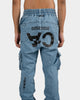 The Anti Order LA Champion Denim Joggers Light Blue/Black