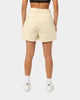 Stussy Women's Brentwood Pleated Shorts Cream