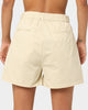 Stussy Women's Brentwood Pleated Shorts Cream