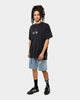 The Anti Order Post War Denim Shorts Stone Wash Blue