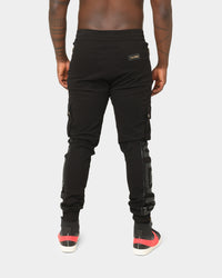Last Kings Ancient Panel Joggers Black