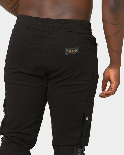 Last Kings Ancient Panel Joggers Black