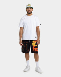 Starter Hot Fire Basketball Shorts Black