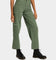 EN ES Women's Boyfriend Patchwork Jeans Washed Khaki