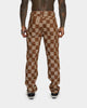 XXIII Kinsale Brown Check Jeans Brown