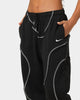 Nike Women's Sportswear Swirl Oversized Fleece Pants Black/White