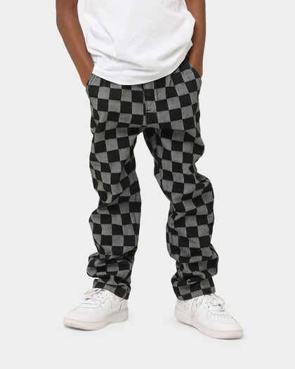 EN ES KIDS Kid's 90's Checkerboard Pants Black Check