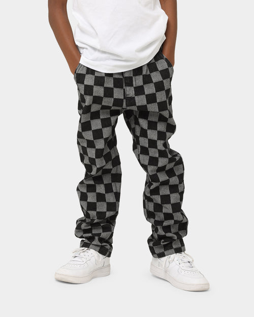 EN ES KIDS Kid's 90's Checkerboard Pants Black Check