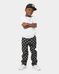 EN ES KIDS Kid's 90's Checkerboard Pants Black Check