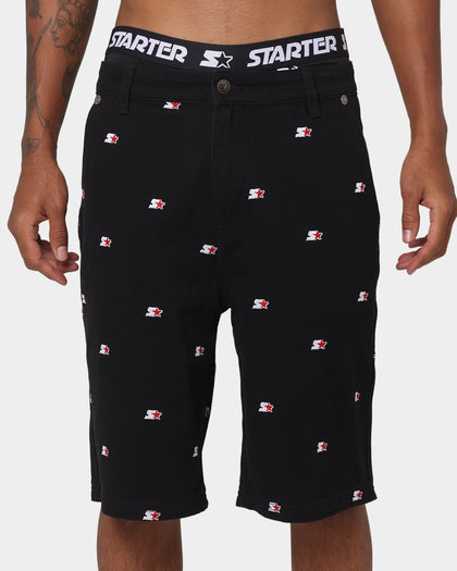 Starter Star Gazer Relaxed Chino Shorts Black
