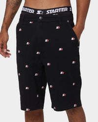 Starter Star Gazer Relaxed Chino Shorts Black