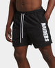 Majestic Athletic Las Vegas Raiders Chrome Font Beach Shorts Black