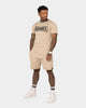 Saint Morta Annex Inset Basketball Shorts Stone