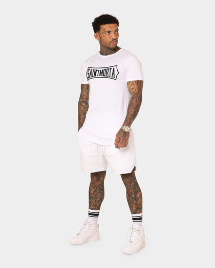 Saint Morta Annex Inset Basketball Shorts White