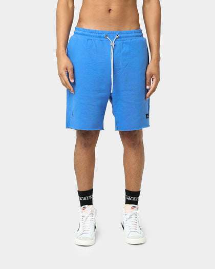 Pyra Raw Slouch Shorts Blue