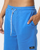 Pyra Raw Slouch Shorts Blue