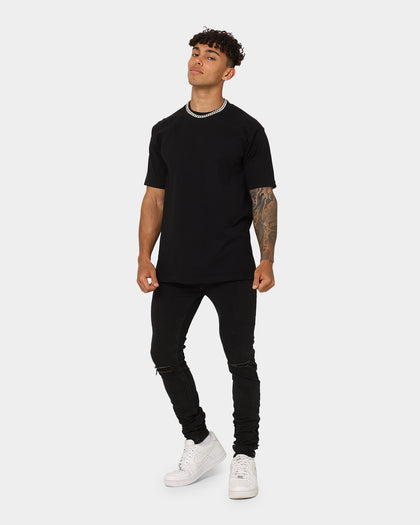 Nena And Pasadena Tyler Super Skinny Fit Jeans Vintage Black