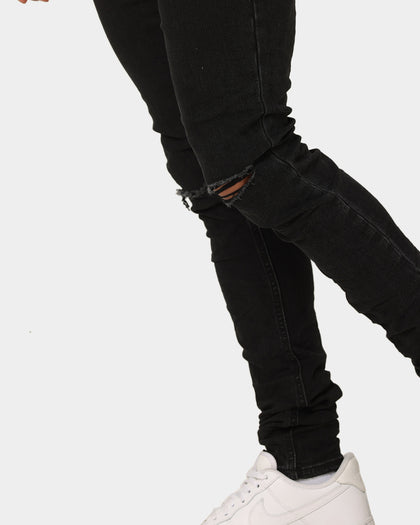 Nena And Pasadena Tyler Super Skinny Fit Jeans Vintage Black