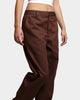 HUF Women's Skate Pants Clay