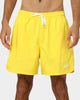 Nike Sportswear Sport Essentials Woven Lined Flow Shorts Yellow Strike/White