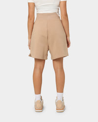 Nike Women's Sportswear Phoenix Fleece High Waisted Loose Fit Shorts Hemp/Sail