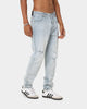 Carré Bouffant Distressed Jeans Light Blue
