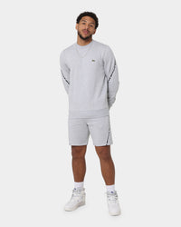 Lacoste Active Tape Interlock Shorts Silver Chine