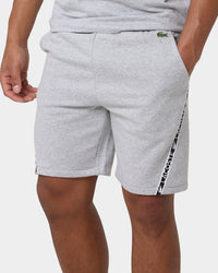 Lacoste Active Tape Interlock Shorts Silver Chine