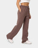 Stussy Women's Stock Wide Leg Trackpants Brown