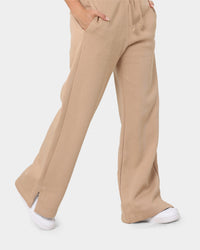 Nike Women's Nike Sportswear Phoenix Fleece High-Waisted Wide-Leg Sweatpants Hemp/Sail