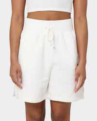 Nike Women's Nike Sportswear Phoenix Fleece High-Waisted Baller Shorts Sail/Black