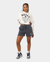 National Collegiate Athletic Association Georgetown Hoyas Women's Athletic High Waisted Shorts Turbulence